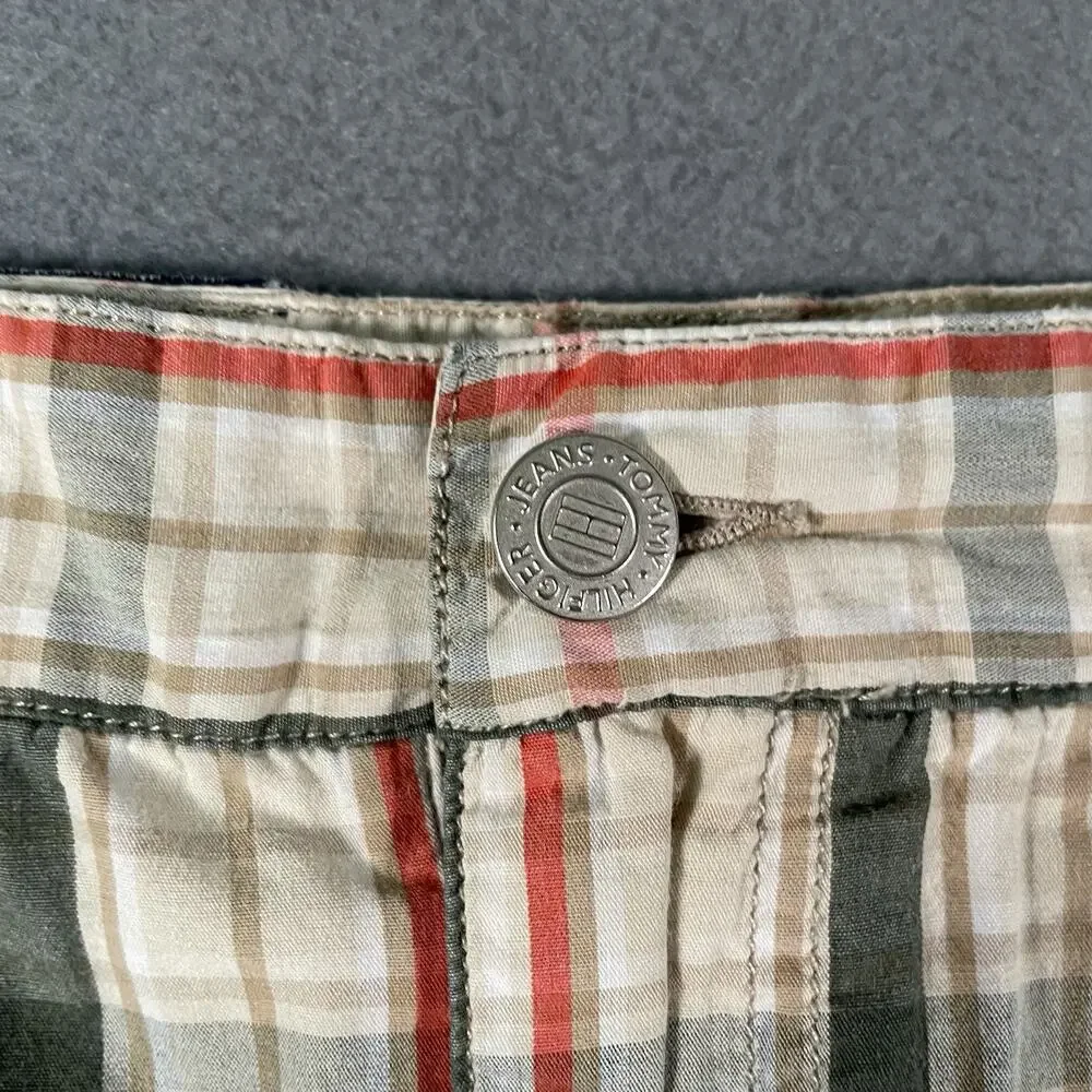 Tommy Hilfiger Plaid Mini Skirt Women’s Size 3 Cotton Y2K 90s Classic